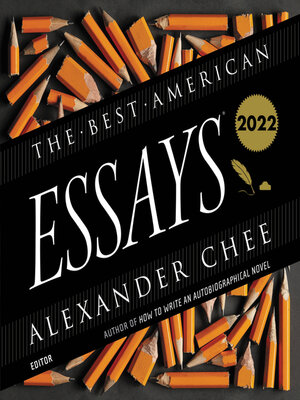 cover image of The Best American Essays 2022